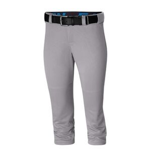 Easton Women’s Pro Elite Softball Pant Grey 28” 30” Knicker Baseball Pant Medium